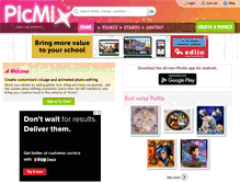 Tablet Screenshot of en.picmix.com
